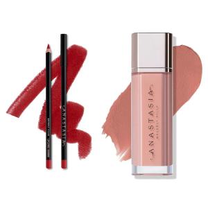 Anastasia Beverly Hills – Lip Velvet Duo – Cranberry Lip Liner & Pure Holywood Lip Velvet