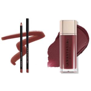 Anastasia Beverly Hills – Velvet Kiss Lip Duo -Chai Lip Liner & Pomegranate Lip Velvet